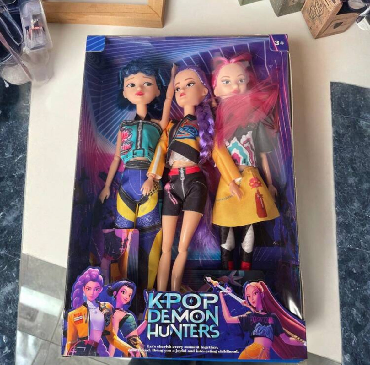 2025 Demon Anime Action Figure Doll 11.5 Inches–12 Joint Movable Anime-Rumi, Mira And Zoey, Anime Collectible Dolls,Halloween Christmas For Fans Gift/ Desk Display